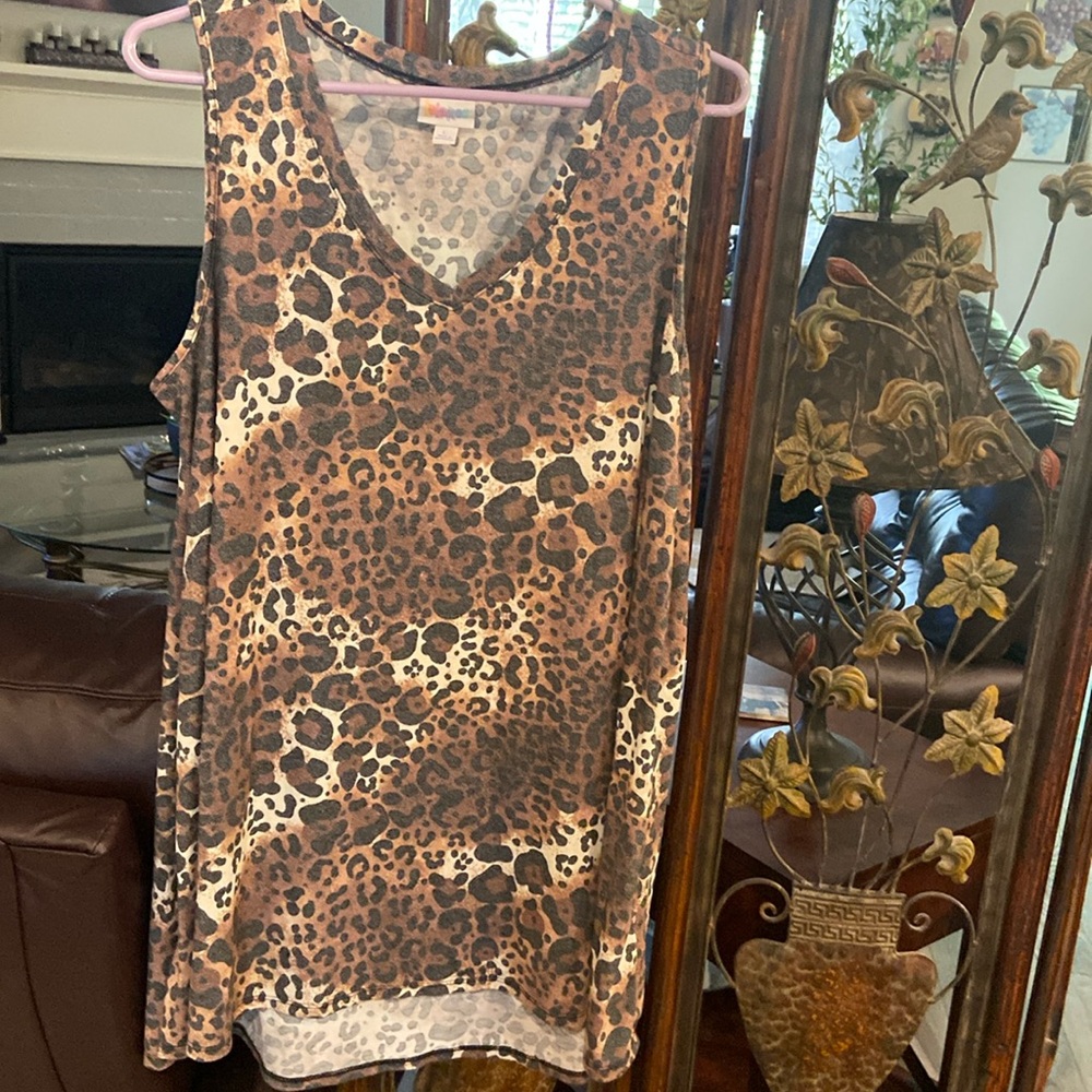 Animal print LuLaRoe tank